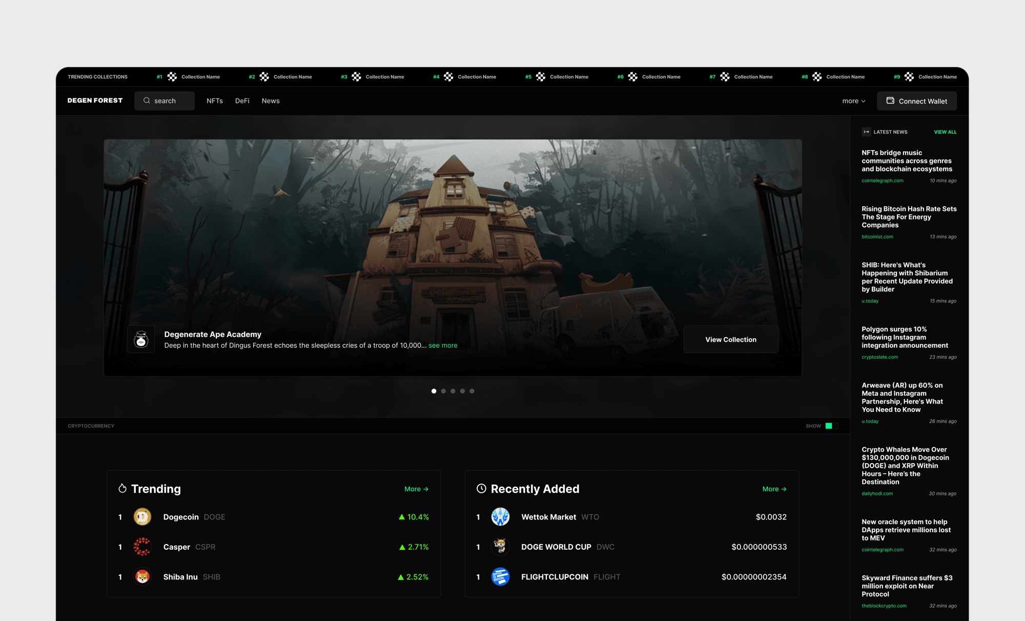 Degen Forest screen 1